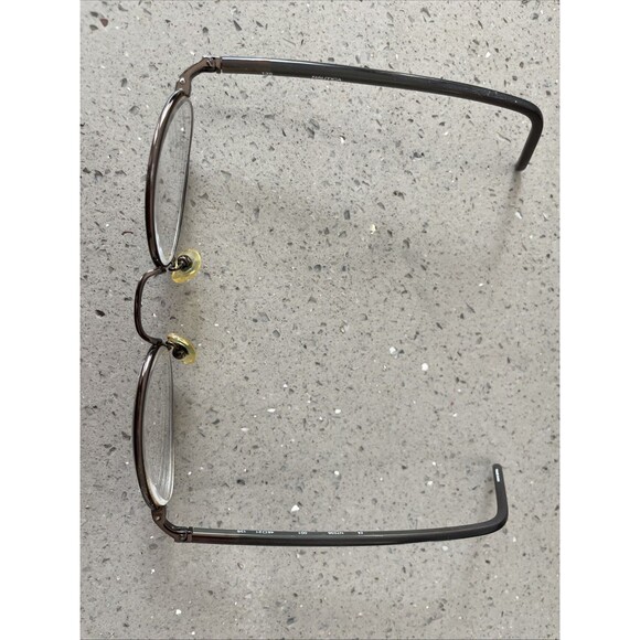 Nautica Eyeglasses Frames ONLY N7036 001 Brown Round Full Rim 46-21-135 - Picture 2 of 12